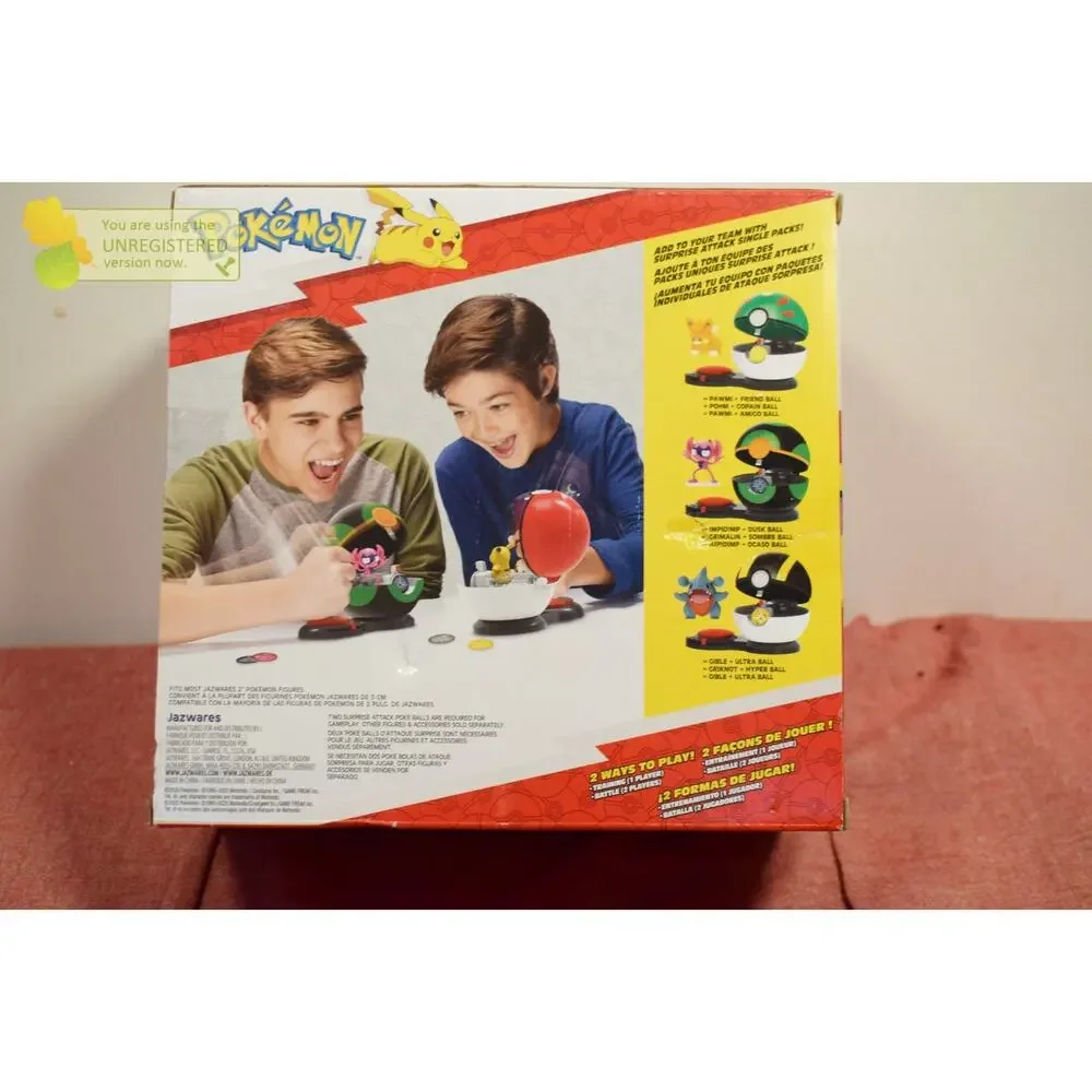 Pokemon Suprise Attack Game Impidimp + Dusk Ball Green/Black